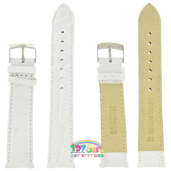 Modeno 20 Мм Бел Croco С Серебряной Застежкой A000 Modeno 20 Мм Бел Croco С Серебряной Застежкой A000