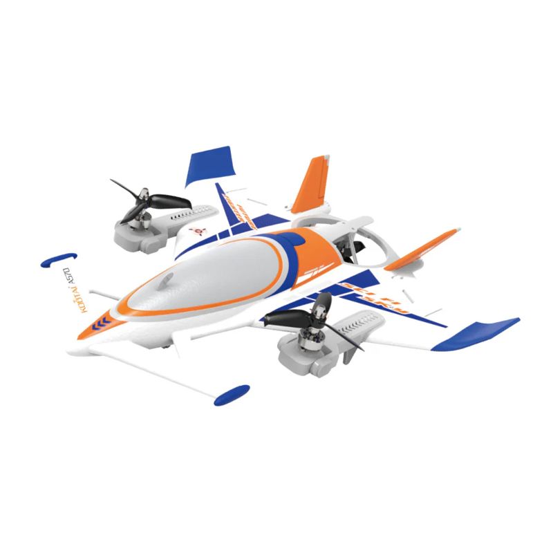 Радиоуправляемый самолет дрон SCI Fi Sky VTOL 3D6G 8ch - QIDI-570-BLUE Радиоуправляемый самолет дрон SCI Fi Sky VTOL 3D6G 8ch - QIDI-570-BLUE