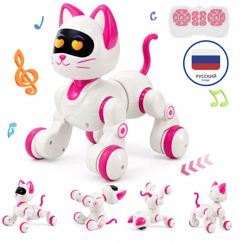 Радиоуправляемая интерактивная кошка Акробат - AW-6602-WHITE Радиоуправляемая интерактивная кошка Акробат - AW-6602-WHITE