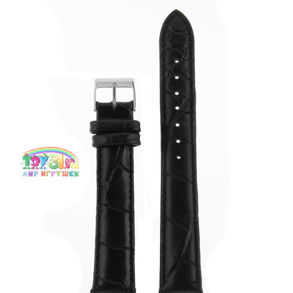 Nagata 18 Мм Чер Croco С Серебряной Застежкой Nagata 18 Мм Чер Croco С Серебряной Застежкой