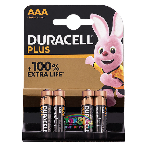 Duracell Lr03 Plus Mn2400/4bl Duracell Lr03 Plus Mn2400/4bl