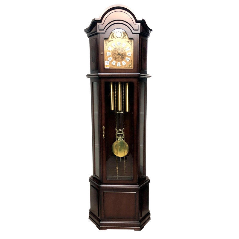 Механические напольные часы-витрина 2081a-451 Dark Walnut Механические напольные часы-витрина 2081a-451 Dark Walnut