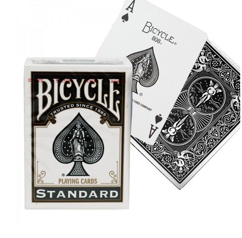 Карты "Bicycle Rider Back Standard Index Grey / Black" Карты "Bicycle Rider Back Standard Index Grey / Black"
