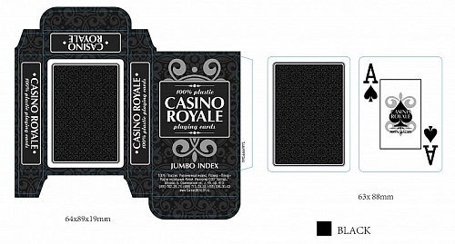 Карты для покера "Casino Royale" 100% пластик Карты для покера "Casino Royale" 100% пластик