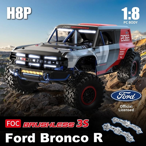 Радиоуправляемый краулер Ford Bronco Baja 1/8 - MJX-H8P Радиоуправляемый краулер Ford Bronco Baja 1/8 - MJX-H8P