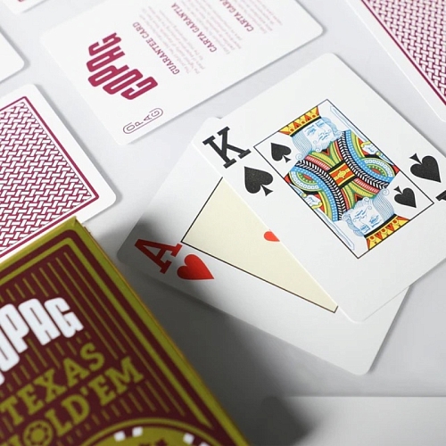 Карты Copag Texas Holdem poker cards 100% plastic (Red) Карты Copag Texas Holdem poker cards 100% plastic (Red)