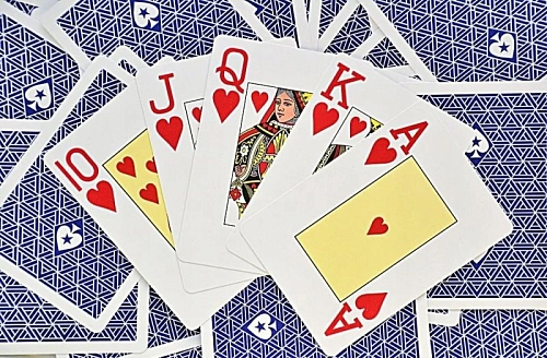 Карты для покера "Fournier EPT blue" 100% пластик, Испания Карты для покера "Fournier EPT blue" 100% пластик, Испания