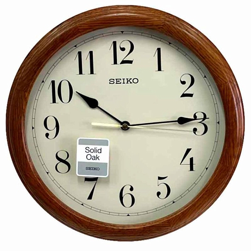 Настенные часы SEIKO QXA153BN из дерева Настенные часы SEIKO QXA153BN из дерева