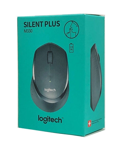 Беспроводная мышь Logitech M330 Silent Plus Black - 910-004924 Беспроводная мышь Logitech M330 Silent Plus Black - 910-004924