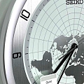 Кварцевые настенные часы SEIKO QXA814A с картой мира Кварцевые настенные часы SEIKO QXA814A с картой мира