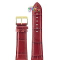 Nagata 24 Мм Красный Croco С Золотой Застёжкой Nagata 24 Мм Красный Croco С Золотой Застёжкой