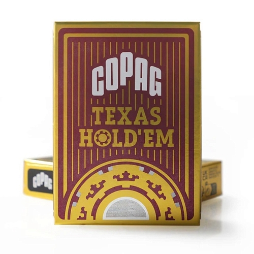 Карты Copag Texas Holdem poker cards 100% plastic (Red) Карты Copag Texas Holdem poker cards 100% plastic (Red)