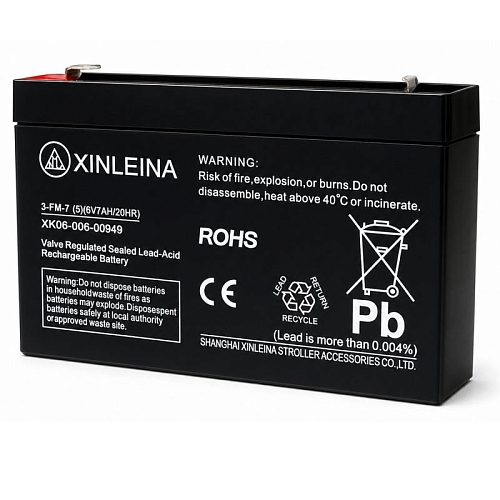 Аккумулятор XINLEINA 6V7Ah/20Hr - 3-FM-7 Аккумулятор XINLEINA 6V7Ah/20Hr - 3-FM-7