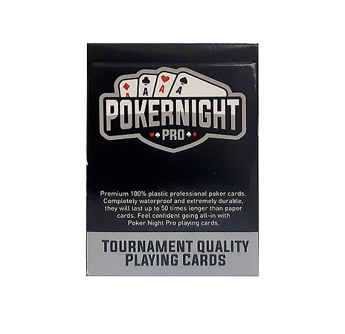 Карты для покера "Poker Night Pro" red 100% пластик Карты для покера "Poker Night Pro" red 100% пластик