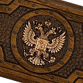 Нарды резные "Герб РФ 3" 30, Mirzoyan Нарды резные "Герб РФ 3" 30, Mirzoyan