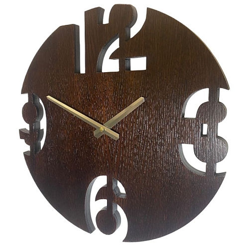 Настенные часы CL-40-1-Numbers-Brown Настенные часы CL-40-1-Numbers-Brown