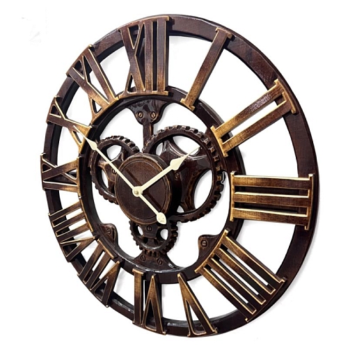 Настенные часы-скелетон CL-51-Skeleton-Wood Настенные часы-скелетон CL-51-Skeleton-Wood