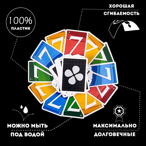Карточная игра Unique (Uno с картами 100% пластик) Карточная игра Unique (Uno с картами 100% пластик)