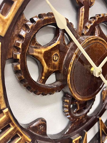 Настенные часы-скелетон CL-51-Skeleton-Wood Настенные часы-скелетон CL-51-Skeleton-Wood
