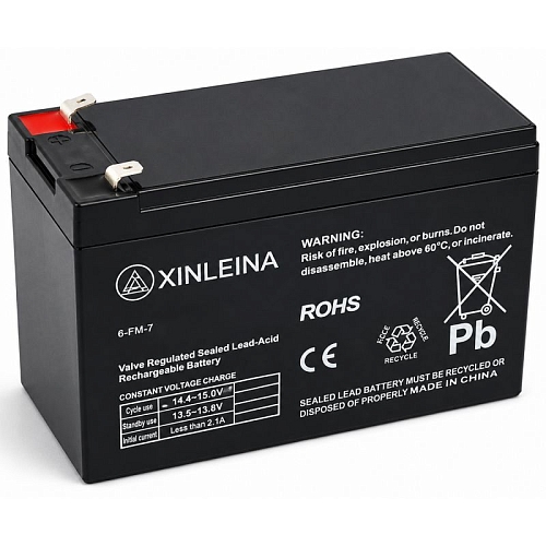 Аккумулятор XINLEINA 12V7-9Ah/20Hr - 6FM7 Аккумулятор XINLEINA 12V7-9Ah/20Hr - 6FM7
