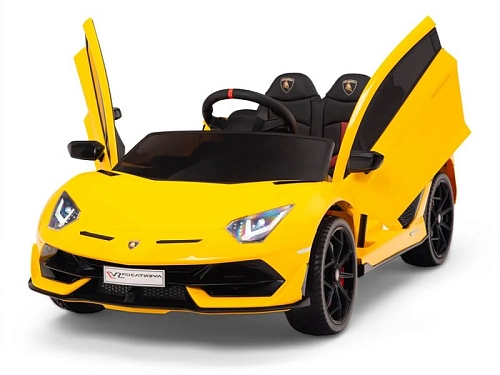 Детский электромобиль Lamborghini SVJ (желтый, 12V) - HL328 Детский электромобиль Lamborghini SVJ (желтый, 12V) - HL328