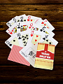 Карты для покера "Texas Holdem" 100% пластик, красная рубашка Карты для покера "Texas Holdem" 100% пластик, красная рубашка