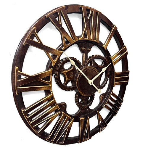 Настенные часы-скелетон CL-51-Skeleton-Wood Настенные часы-скелетон CL-51-Skeleton-Wood