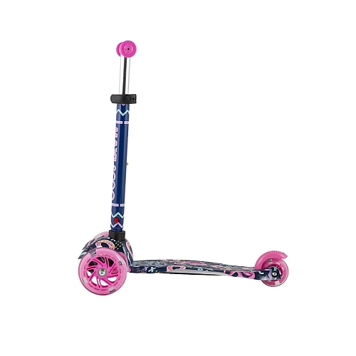 Самокат Трехколесный, со Светящимися Колесами, Фламинго - MSC-B082008 Самокат Трехколесный, со Светящимися Колесами, Фламинго - MSC-B082008