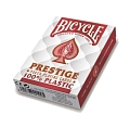 Карты "Bicycle Prestige Rider 100% Plastic Jumbo red" Карты "Bicycle Prestige Rider 100% Plastic Jumbo red"