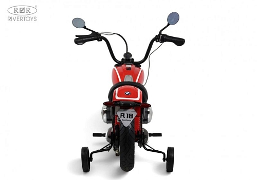Детский электромотоцикл BMW R18 (A777AA-NEW) красный Детский электромотоцикл BMW R18 (A777AA-NEW) красный