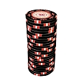 Фишки для игры в покер Casino Royale номиналом 100 (25шт) Фишки для игры в покер Casino Royale номиналом 100 (25шт)