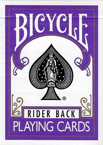Карты "Bicycle rider back standard poker playing cards Violet back" Карты "Bicycle rider back standard poker playing cards Violet back"