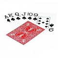 Карты "Bicycle Prestige Rider 100% Plastic Jumbo red" Карты "Bicycle Prestige Rider 100% Plastic Jumbo red"
