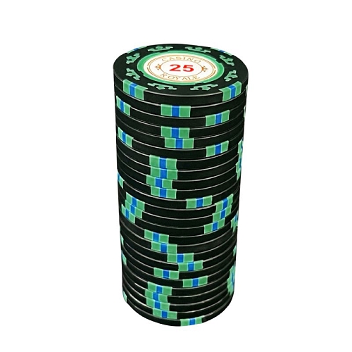 Фишки для игры в покер Casino Royale номиналом 25 (25шт) Фишки для игры в покер Casino Royale номиналом 25 (25шт)
