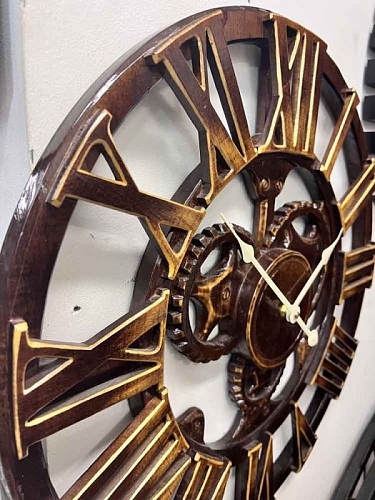 Настенные часы-скелетон CL-51-Skeleton-Wood Настенные часы-скелетон CL-51-Skeleton-Wood