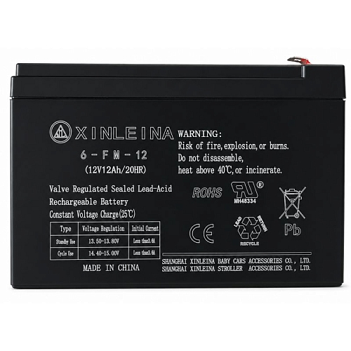 Аккумулятор XINLEINA 12V12Ah/20Hr - X-6FM12 Аккумулятор XINLEINA 12V12Ah/20Hr - X-6FM12