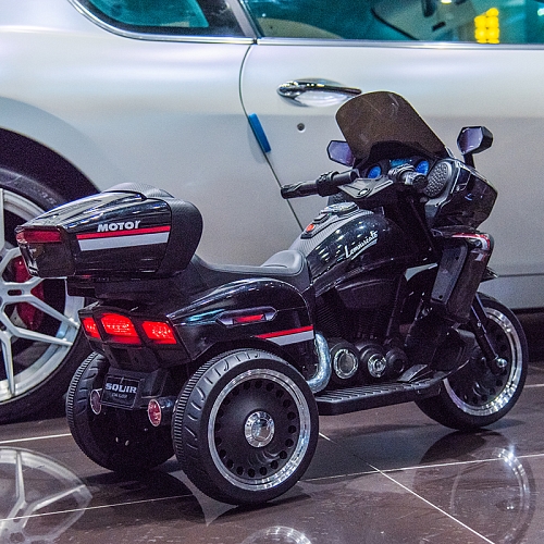 Трицикл YJS2075 Черный краска Трицикл YJS2075 Черный краска