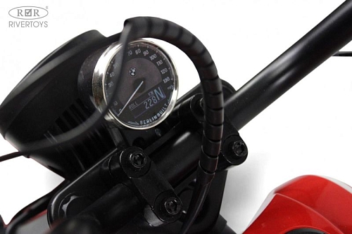 Детский электромотоцикл BMW R18 (A777AA-NEW) красный Детский электромотоцикл BMW R18 (A777AA-NEW) красный