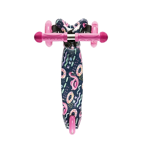 Самокат Трехколесный, со Светящимися Колесами, Фламинго - MSC-B082008 Самокат Трехколесный, со Светящимися Колесами, Фламинго - MSC-B082008