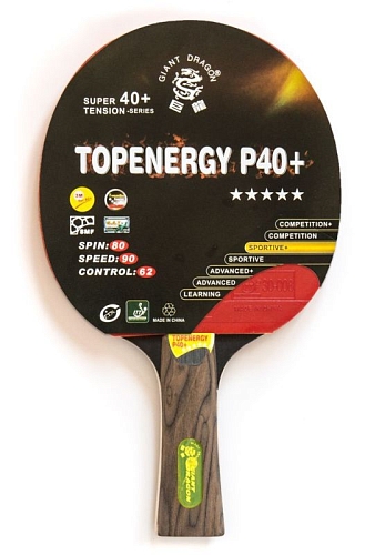 Теннисная ракетка Dragon Topenergy 5 Star New (коническая) Теннисная ракетка Dragon Topenergy 5 Star New (коническая)