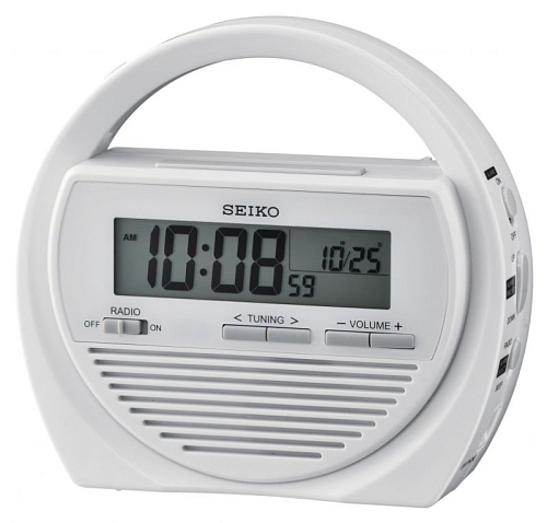 Настольные часы-будильник с радио QHL060WN Настольные часы-будильник с радио QHL060WN