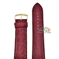 Modeno 26 Мм Бордовый Croco C Золотой Застежкой K016 Modeno 26 Мм Бордовый Croco C Золотой Застежкой K016