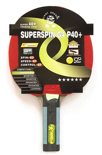 Теннисная ракетка Dragon Superspin 6 Star New (прямая) Теннисная ракетка Dragon Superspin 6 Star New (прямая)