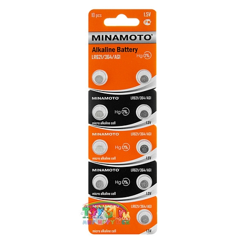 Minamoto Ag1 Lr-621 (364) Bl-10 (марганцево-цинковые) Minamoto Ag1 Lr-621 (364) Bl-10 (марганцево-цинковые)