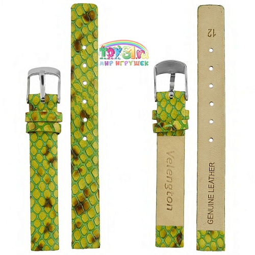 Velengton 12 Зел Змея Сереб Заст V12128 Velengton 12 Зел Змея Сереб Заст V12128