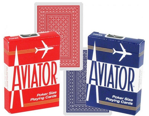 Карты "Aviator Standard Index red/blue" Карты "Aviator Standard Index red/blue"