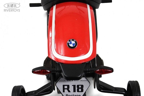 Детский электромотоцикл BMW R18 (A777AA-NEW) красный Детский электромотоцикл BMW R18 (A777AA-NEW) красный