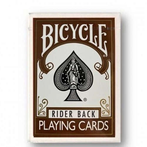 Карты "Bicycle Rider Back Standard index Brown" Карты "Bicycle Rider Back Standard index Brown"