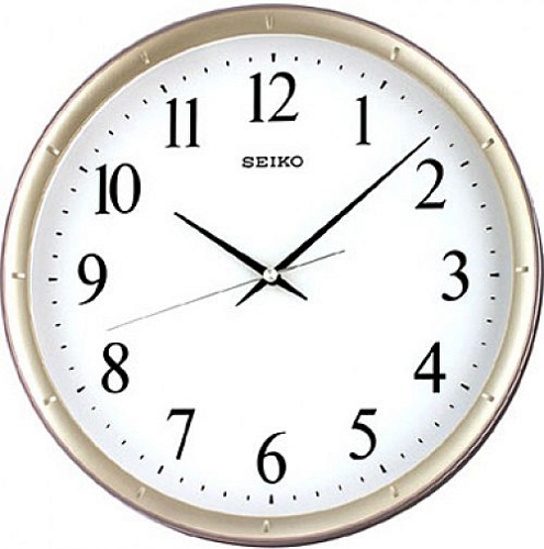 Настенные часы SEIKO QXA378ZN золотистые Настенные часы SEIKO QXA378ZN золотистые