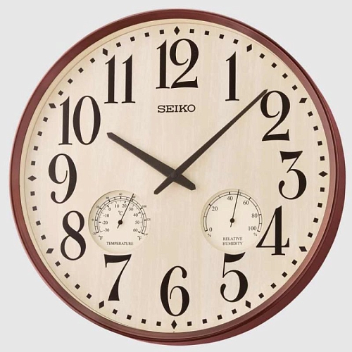 Настенные часы SEIKO QXA783B с Термометром и гигрометром Настенные часы SEIKO QXA783B с Термометром и гигрометром